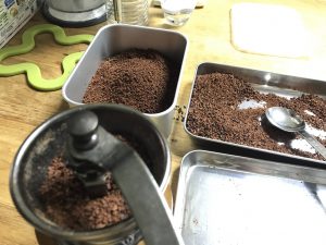 Le cacao broyé